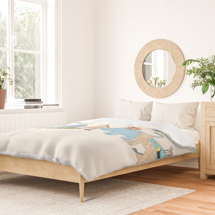 little safari parade Duvet Cover Gallery Image 2