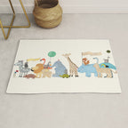 little safari parade Rug Gallery Image 1