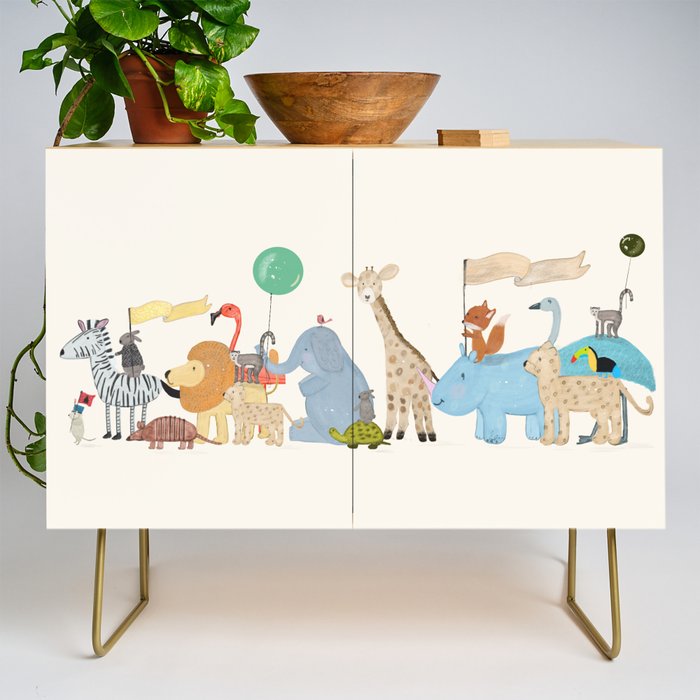 little safari parade Credenza Gallery Image 1