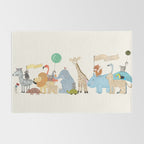 little safari parade Rug Gallery Image 2