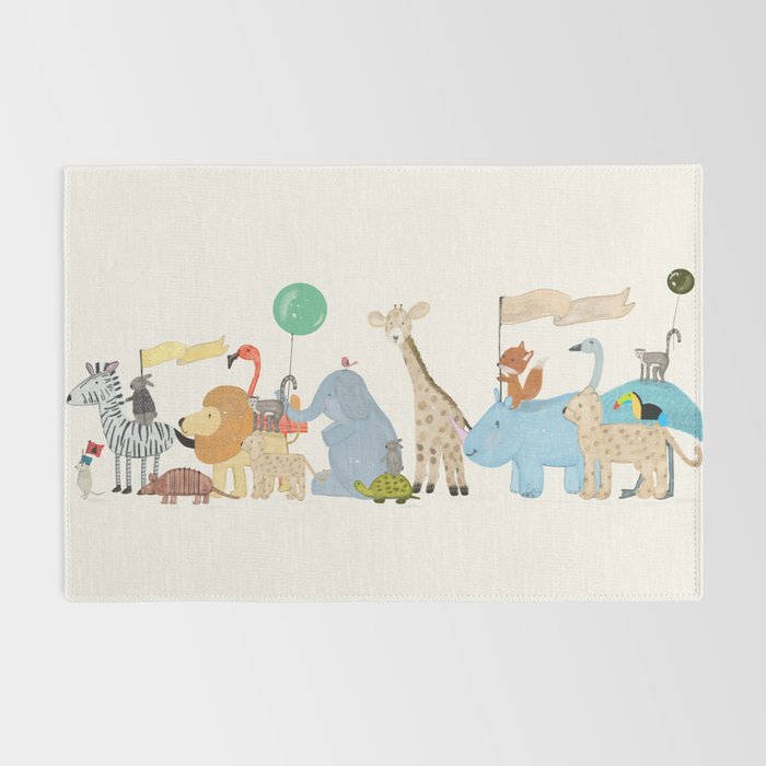 little safari parade Rug Gallery Image 2