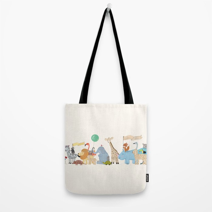little safari parade Tote Bag Gallery Image 2