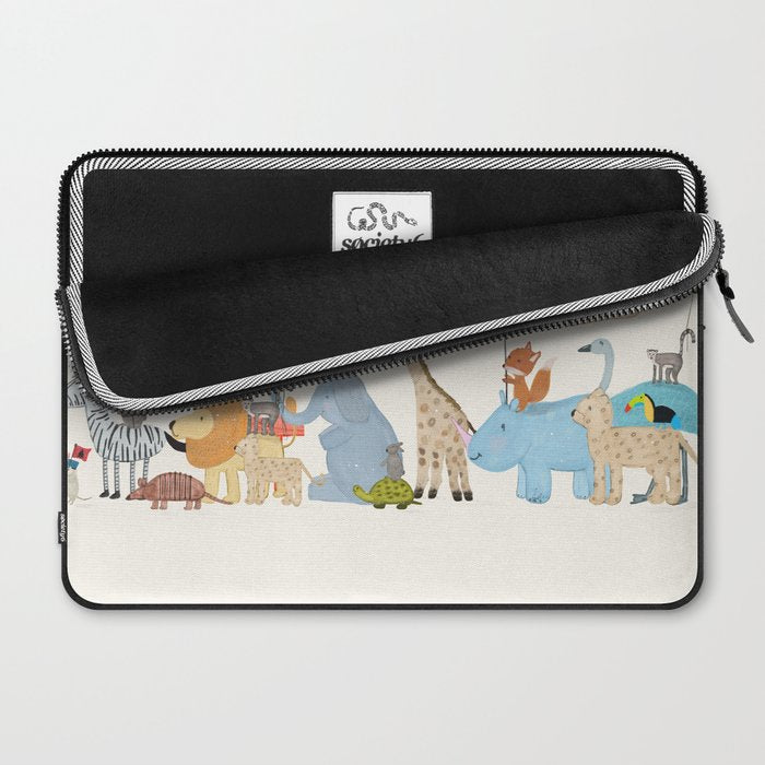 little safari parade Laptop Sleeve Gallery Image 2