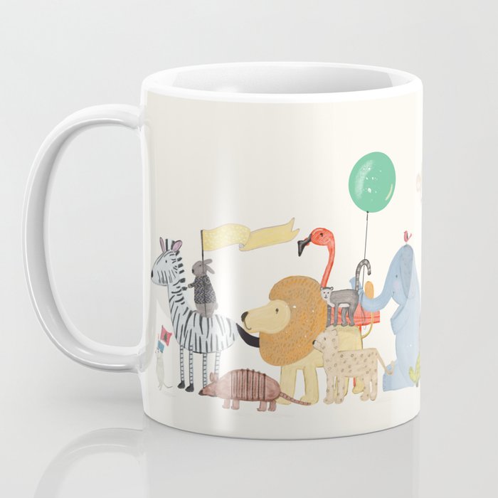 little safari parade Coffee Mug Gallery Image 3