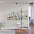little safari parade Wall Mural Gallery Image 1