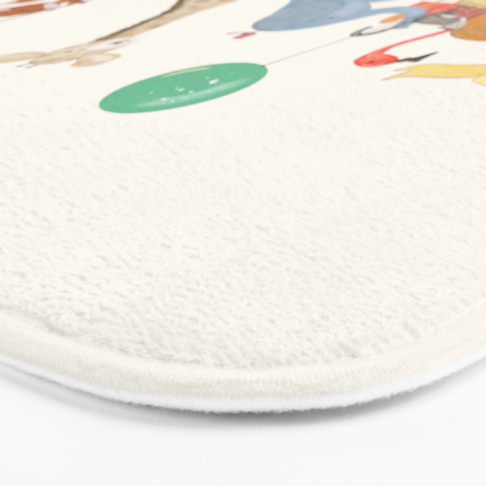 little safari parade Bath Mat Gallery Image 3