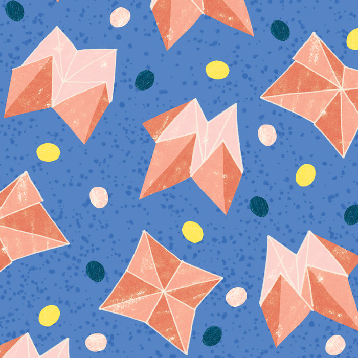 Origami Fortune Teller in Lavender & Pastel Pink Coffee Mug Gallery Image 2