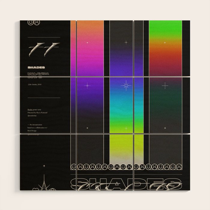 SHADES Wood Wall Art Gallery Image 1