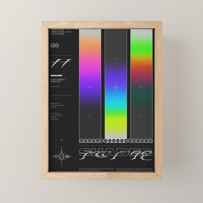 SHADES Mini Art Print Gallery Image 1