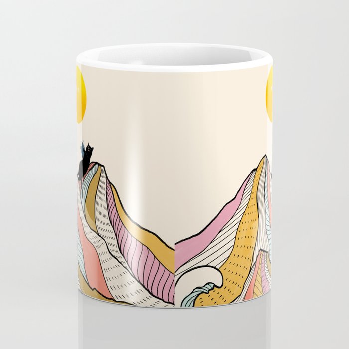 Good Morning Meow 3 - Reading Rainbow Coffee Mug Gallery Image 4