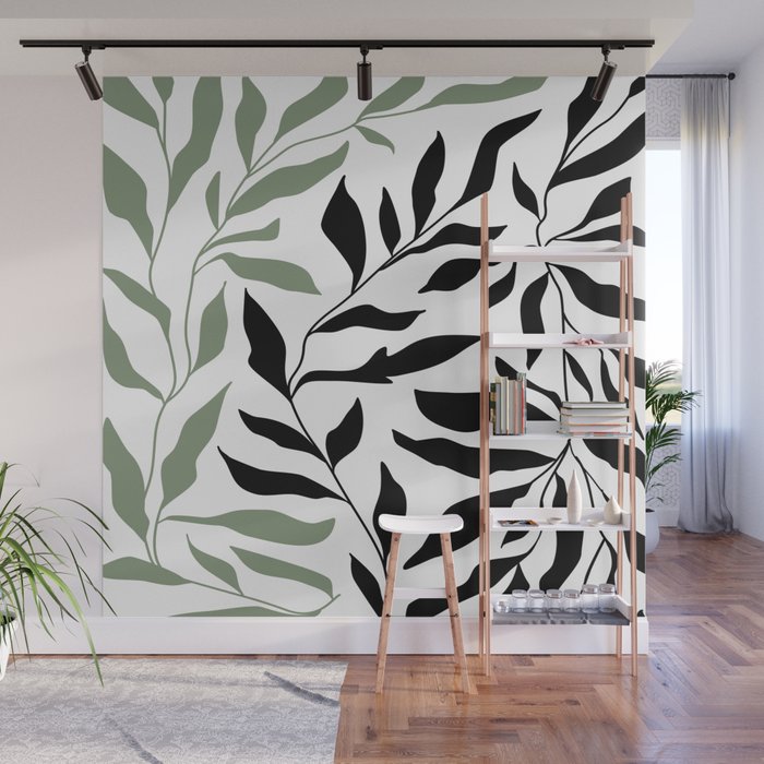Simplistic Nature Wall Mural Gallery Image 1