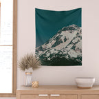 Side of Rainier Wall Tapestry Gallery Image 2
