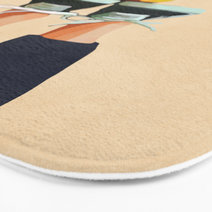 Pineapple Bath Mat Gallery Image 3