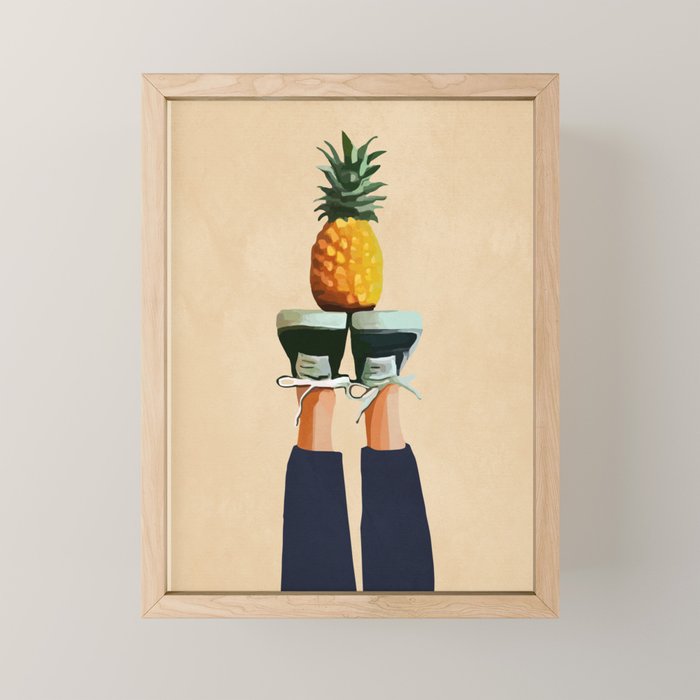 Pineapple Mini Art Print Gallery Image 1