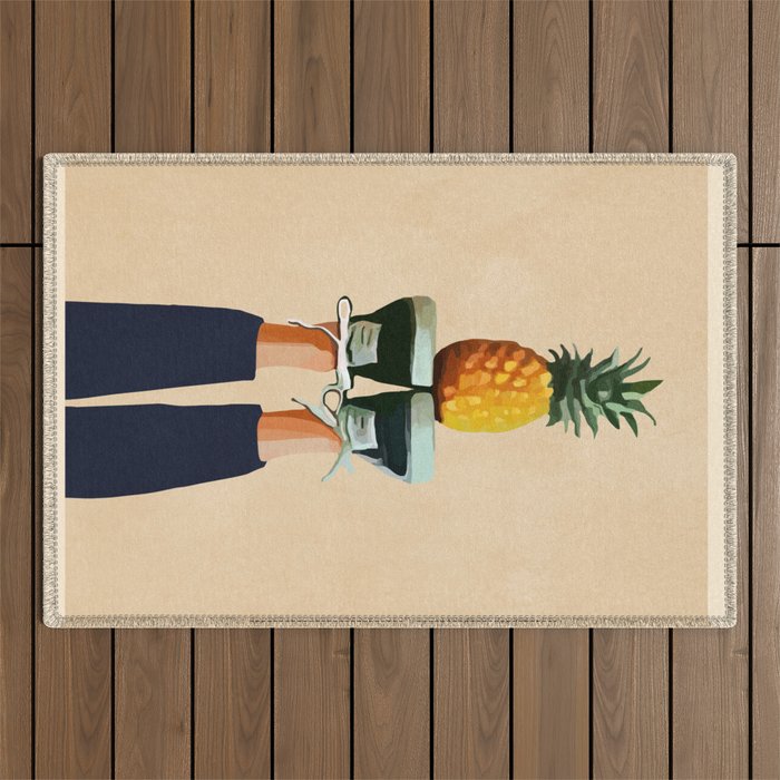 Pineapple Outdoor Rug Gallery Image 1