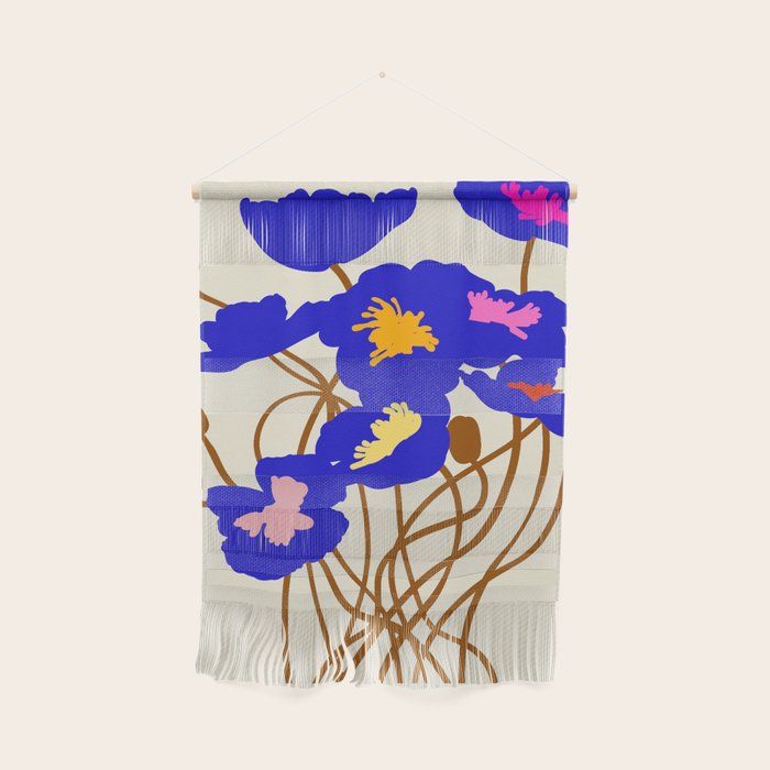 Flower Market, Barcelona, Modern botanical style Wall Hanging Gallery Image 1