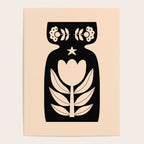 Black and White Minimalist Vase  Poster Gallery Image 4