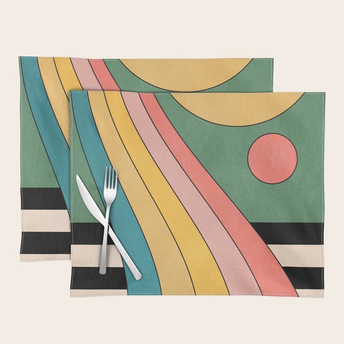 Geometric Abstraction 47 Placemat Gallery Image 1