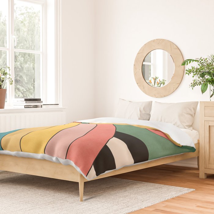 Geometric Abstraction 47 Duvet Cover Gallery Image 2