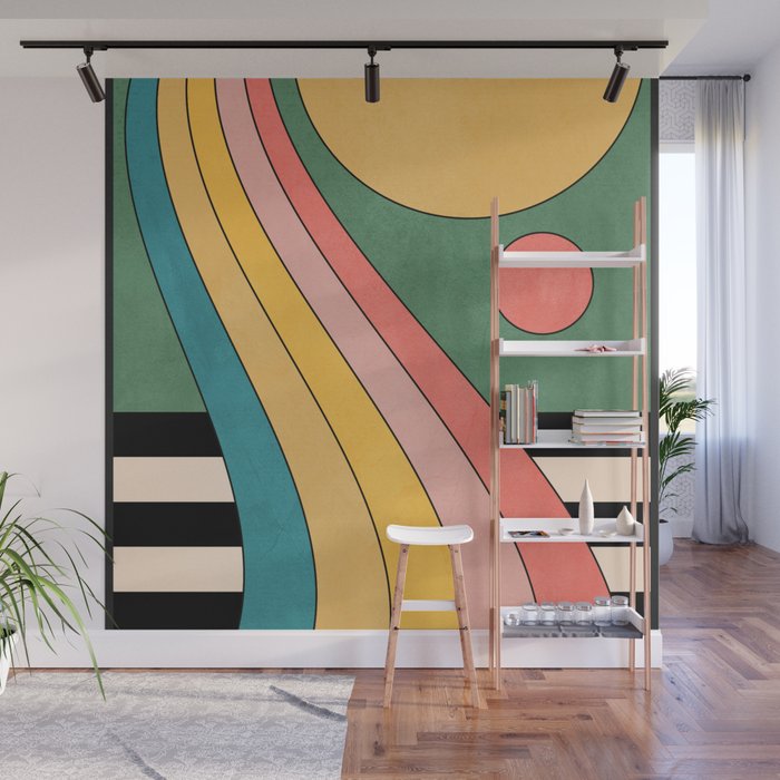 Geometric Abstraction 47 Wall Mural Gallery Image 1