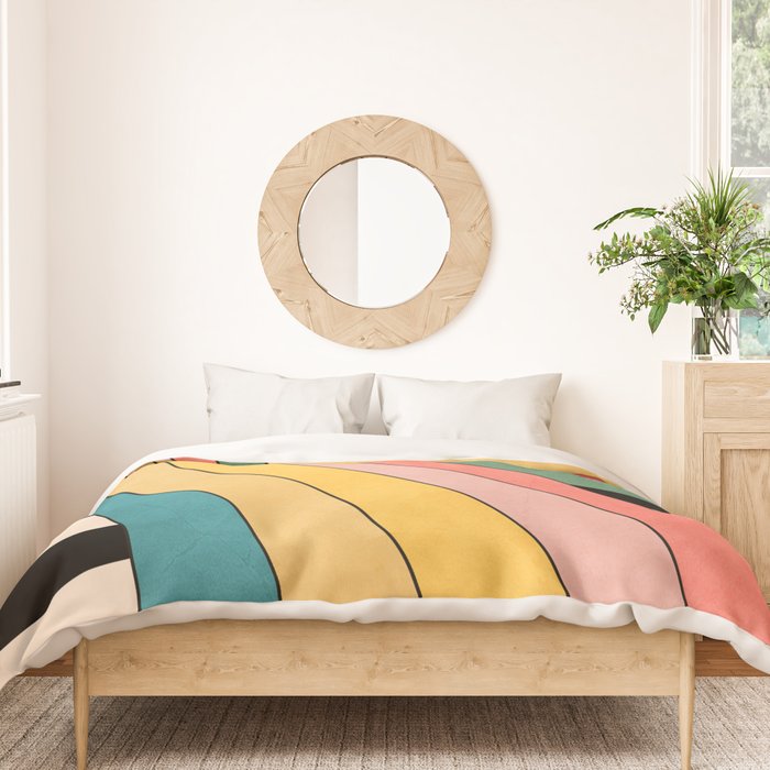 Geometric Abstraction 47 Duvet Cover Gallery Image 3