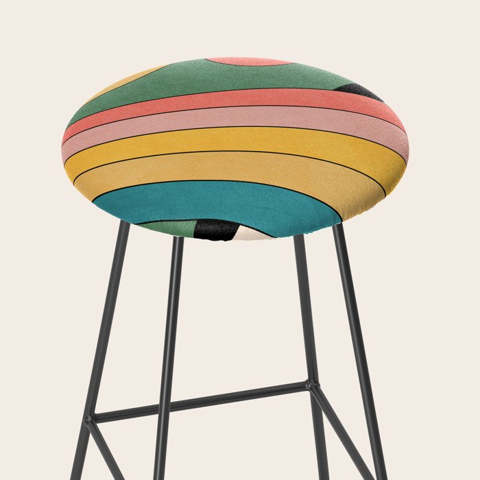 Geometric Abstraction 47 Stool Gallery Image 2