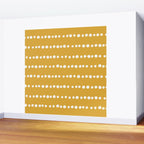 Spotted, Mustard Yellow, Boho Prints Wall Mural Gallery Image 2
