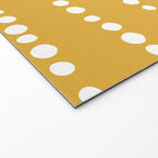 Spotted, Mustard Yellow, Boho Prints Welcome Mat Gallery Image 2