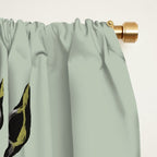 Rose Line Art  Window Curtain Gallery Image 2