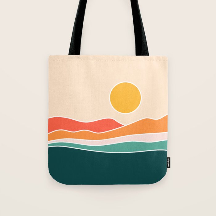 Abstract Landscape 23A Tote Bag Gallery Image 1
