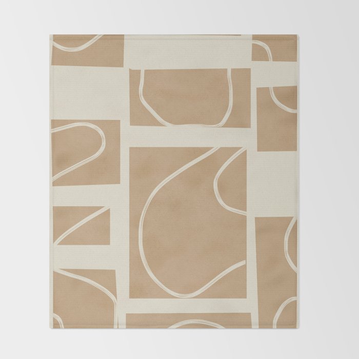 Abstract Pathways 7 Throw Blanket Gallery Image 2