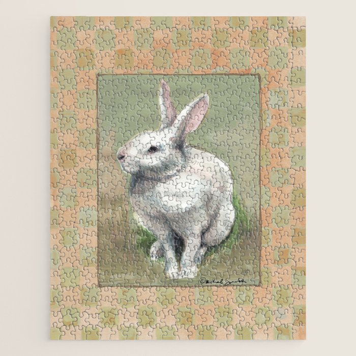 White Rabbit Traditional Jigsaw Puzzle Gallery Image 1