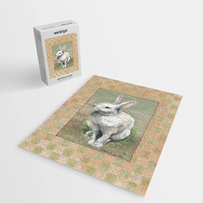 White Rabbit Traditional Jigsaw Puzzle Gallery Image 2