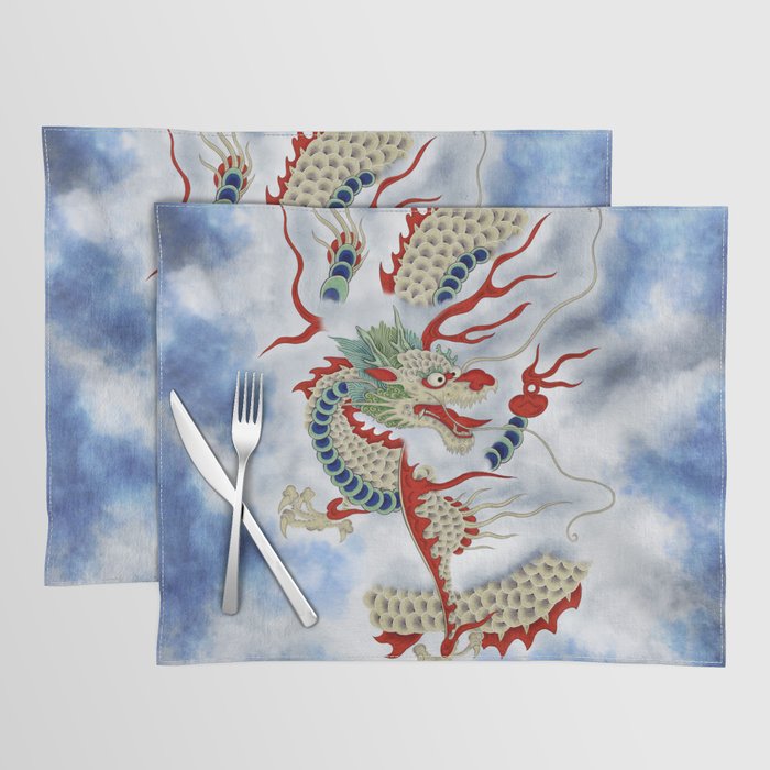 Dragon in the Cloud : Minhwa-Korean traditional/folk art Placemat Gallery Image 1