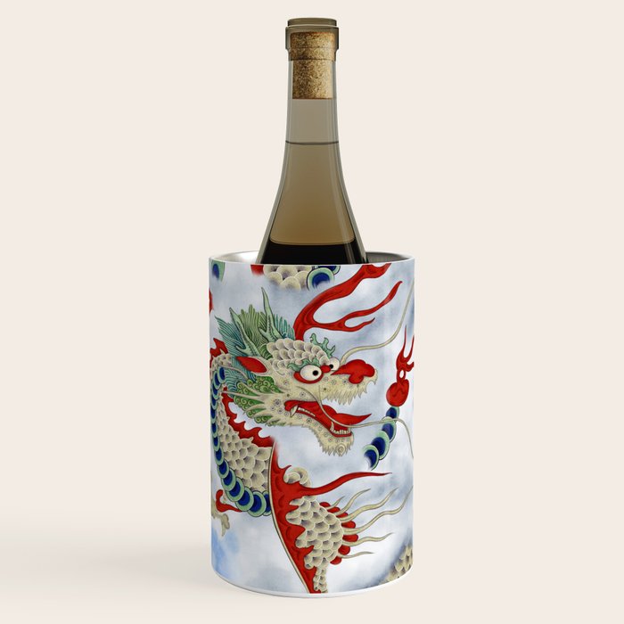 Dragon in the Cloud : Minhwa-Korean traditional/folk art Wine Chiller Gallery Image 1