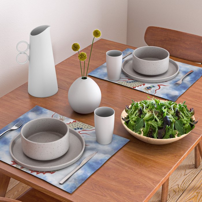 Dragon in the Cloud : Minhwa-Korean traditional/folk art Placemat Gallery Image 2