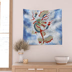 Dragon in the Cloud : Minhwa-Korean traditional/folk art Wall Tapestry Gallery Image 2