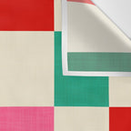 Retro Holiday chequered board pattern - candy Wall Tapestry Gallery Image 3