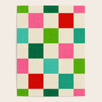 Retro Holiday chequered board pattern - candy Poster Gallery Image 4