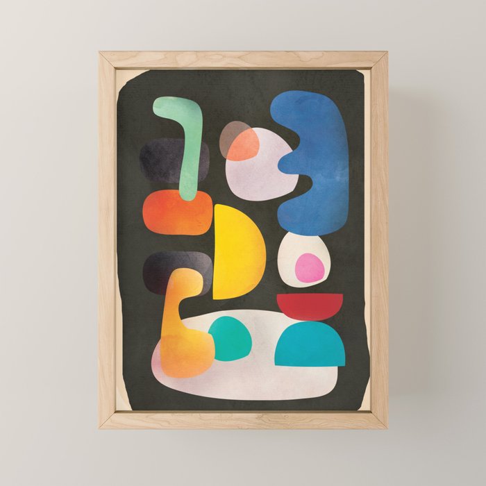 Abstract Modern Art 28 Mini Art Print Gallery Image 1