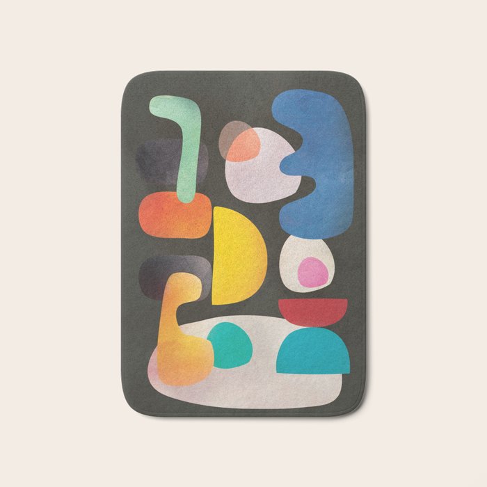 Abstract Modern Art 28 Bath Mat Gallery Image 1
