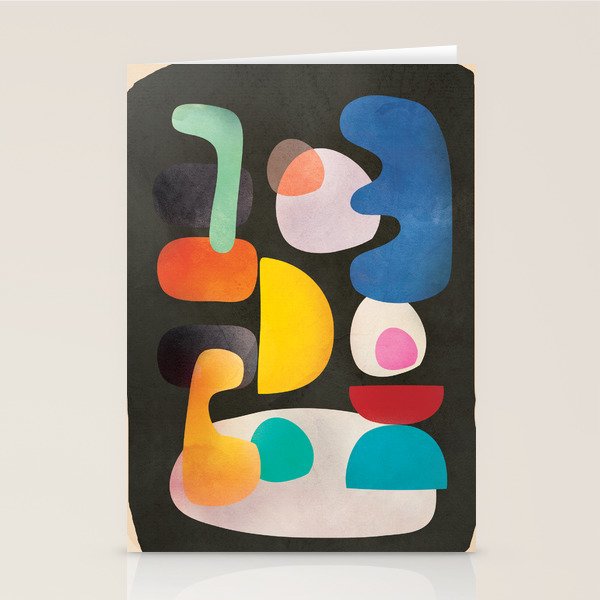 Abstract Modern Art 28 Stationery Card Gallery Image 1