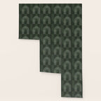 Geometric Lines Rainbow Abstract 5 in Forest Sage Green Wallpaper Gallery Image 3