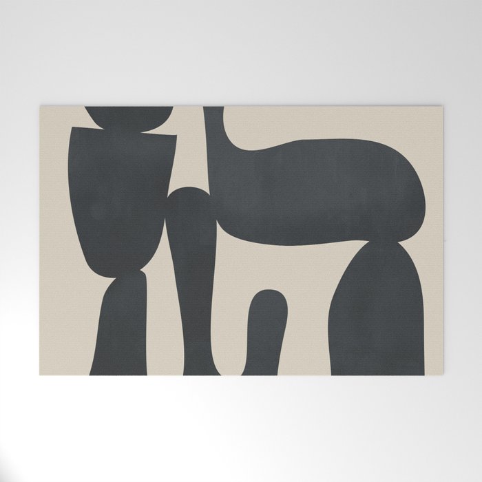 Modern Abstract Minimal Shapes 37 Welcome Mat Gallery Image 1