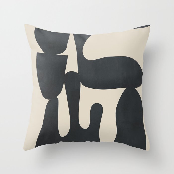 Modern Abstract Minimal Shapes 37 Throw Pillow Gallery Image 6