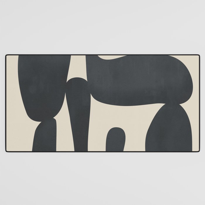Modern Abstract Minimal Shapes 37 Desk Mat Gallery Image 3