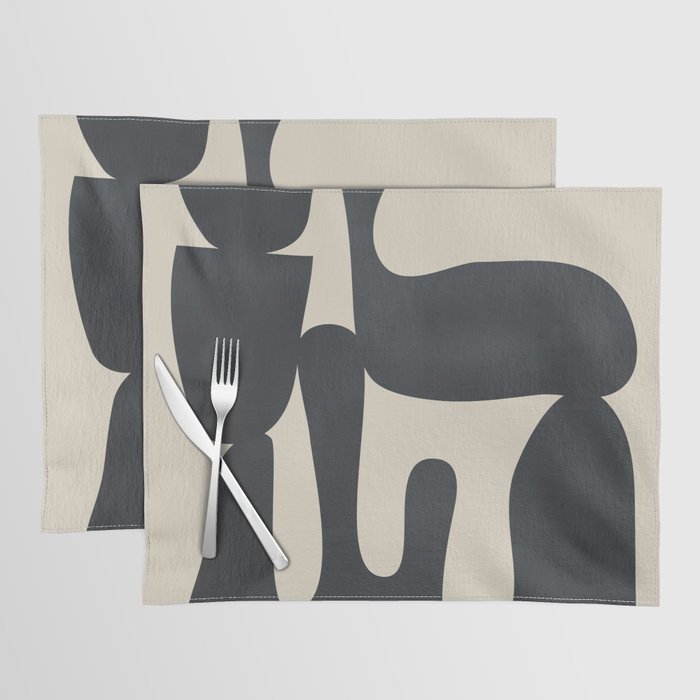 Modern Abstract Minimal Shapes 37 Placemat Gallery Image 1