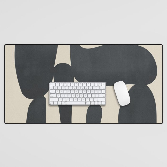 Modern Abstract Minimal Shapes 37 Desk Mat Gallery Image 1