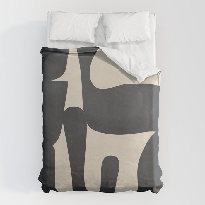 Modern Abstract Minimal Shapes 37 Duvet Cover Gallery Image 1