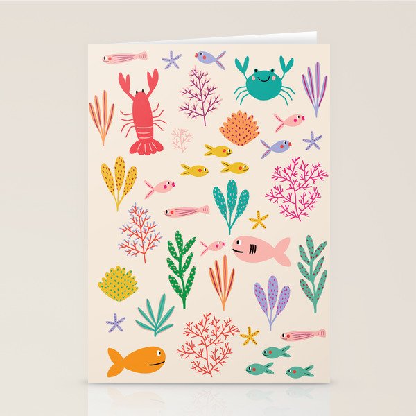 The Happy Ocean  Stationery Card Gallery Image 1